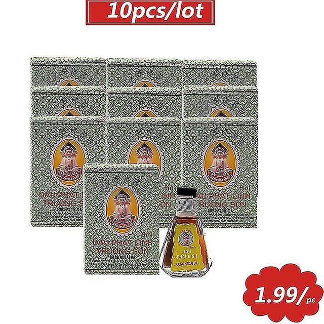 Youlaicai 10pcs Vietnam Balsa de tigre herbal Buda Ungüento Aceite para la artritis Dolor de cabeza Dolor de muelas Mareo, alivio del dolor de espa... on Productcaster.