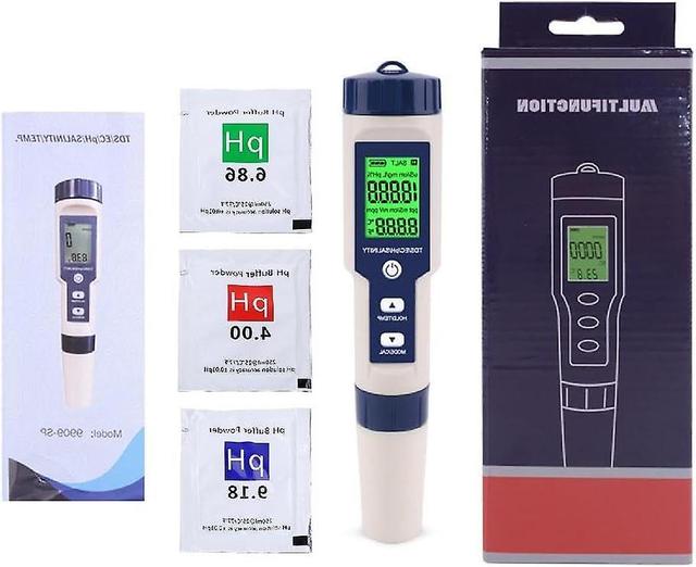 EZ-9909 Multifunction Water Quality Tester - Resistivity/Nutrient Solution Fertility Temp ORP TDS Salinity S.G Meter on Productcaster.