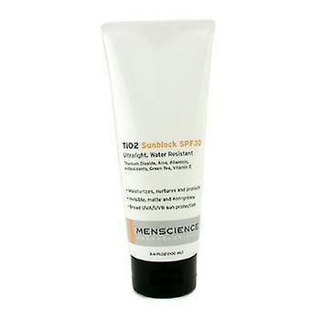 MenScience Tio2 sun block spf 30 waterproof - 100ml/3.4oz on Productcaster.