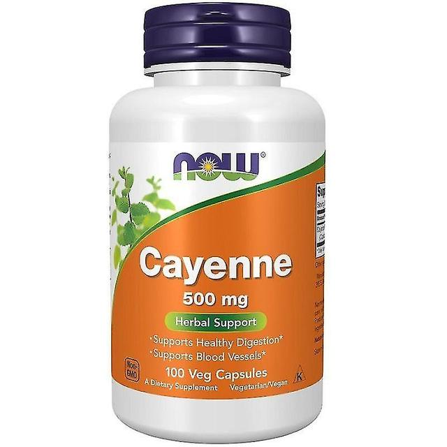 NOW Foods Cayenne 500mg Capsules 100 on Productcaster.