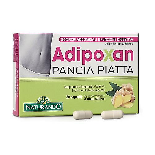 Naturando Adipoxan litteä mahalaukku 30 kapselia on Productcaster.