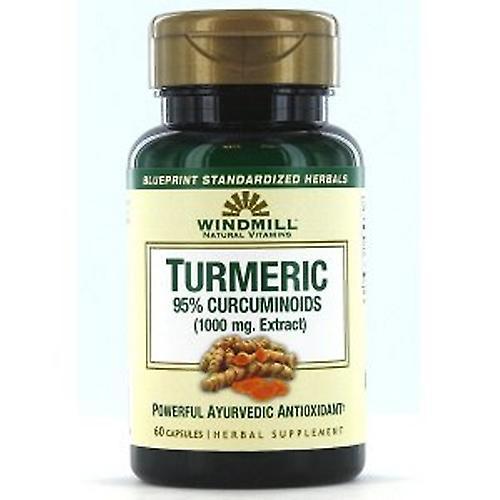 Windmill Health Turmeric Curcumin, 1000 mg, 60 Count (Pack of 1) on Productcaster.