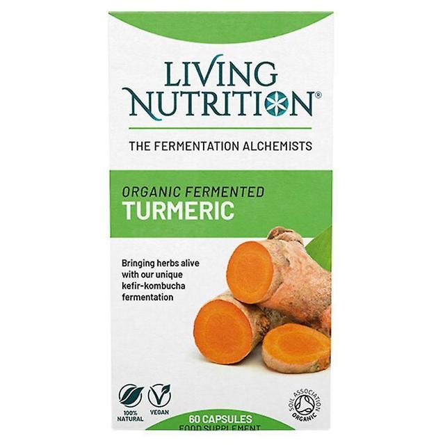 Living Nutrition Levende ernæring Økologisk fermenteret gurkemeje hætter 60 (LN2013) on Productcaster.