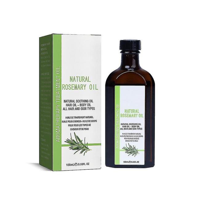 El aceite de romero estimula la salud, el crecimiento del cabello y el cuidado de la piel 100ml Natural Pure Vegan on Productcaster.