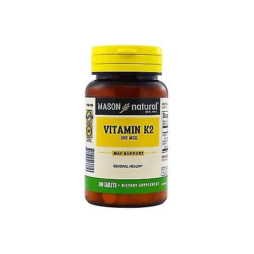 K2-MK4-vitamiini, 100 mcg, 100 välilehteä (1 kpl pakkaus) on Productcaster.