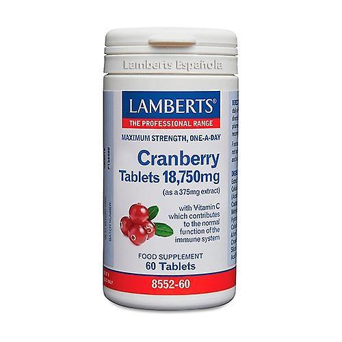 Lamberts Red cranberry 60 tablets on Productcaster.