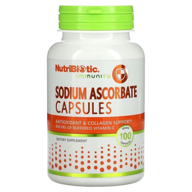 NutriBiotic, Immunity, Sodium Ascorbate, 100 Vegan Capsules on Productcaster.