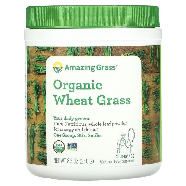 Amazing Grass Fantastisk græs, økologisk hvedegræs, 8,5 oz (240 g) on Productcaster.