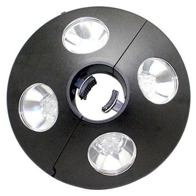 Outdoor Rechargeable Lamp Plug-in Charging Rugged Disc-light Sturdy Drop-proof Emergency Lights Black on Productcaster.