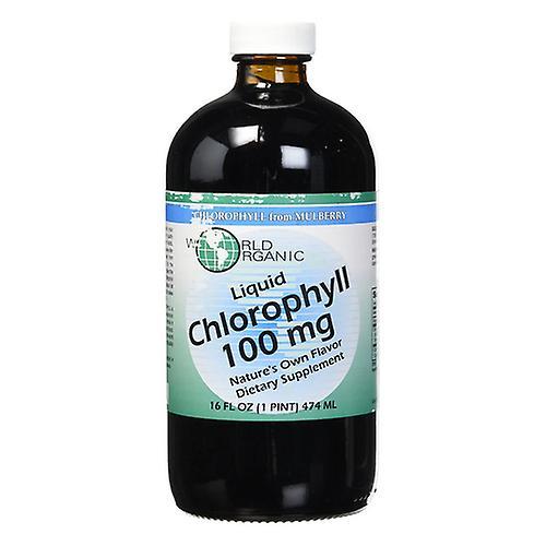 World Organics Liquid Chlorophyll z Mulberry,100 mg,16 Oz (balenie po 2) on Productcaster.