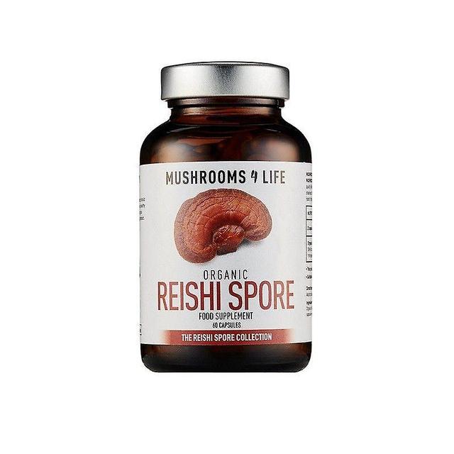 Mushrooms4Life Huby4Life Organické reishi spórové čiapky 60 (ML0507) on Productcaster.