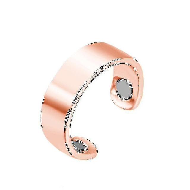 Magnetic Slimming Rings Natural Fat Burning Slimming Ring Magnetic Stimulation Acupoint Burning Fat Slimming Body Health Care-mxbc Rose Gold on Productcaster.