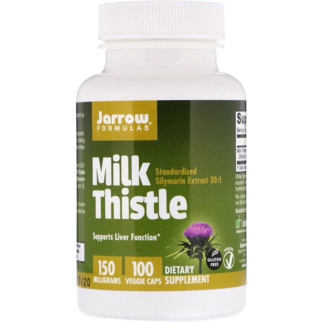 Jarrow Formulas, Milk Thistle, 150 mg, 100 Veggie Caps on Productcaster.