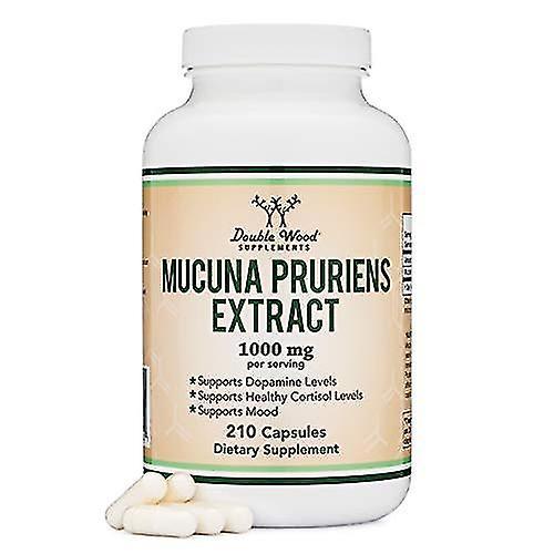 Mucuna pruriens extrakt - dopamin öka tillägg - 210 kapslar on Productcaster.