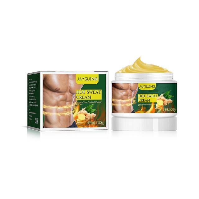 La crème abdominale renforce les muscles pectoraux ligne de gilet Massage Out Pommade Mens Fitness Massage Shaping Abs Cream on Productcaster.