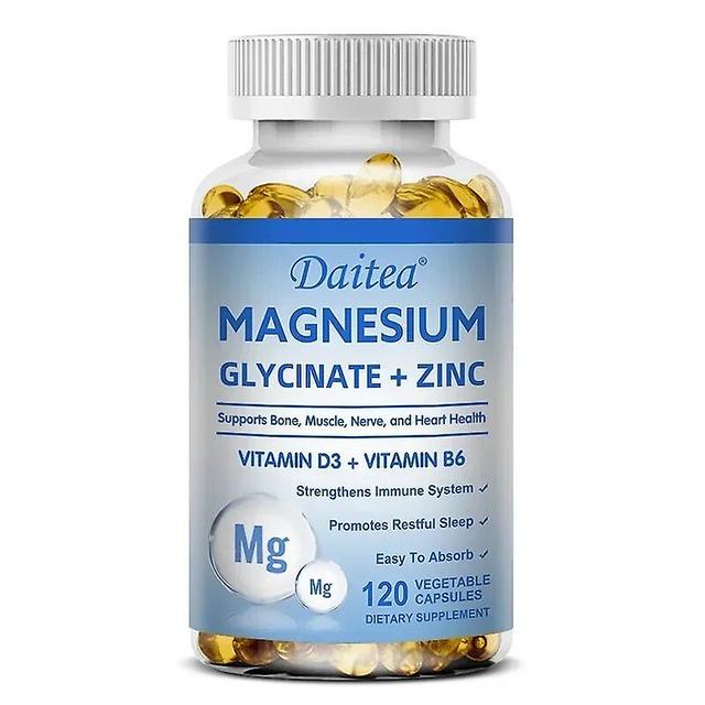 Vorallme Glycine - Magnesium and Zinc - Maximum Absorption - Bioavailable Mineral Supplement, Promotes Muscle, Bone and Nerve Health, Non-GMO 120 c... on Productcaster.