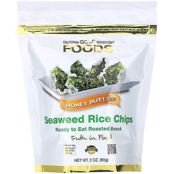 California Gold Nutrition, Seaweed Rice Chips, Honey Butter, 2 oz (60 g) on Productcaster.