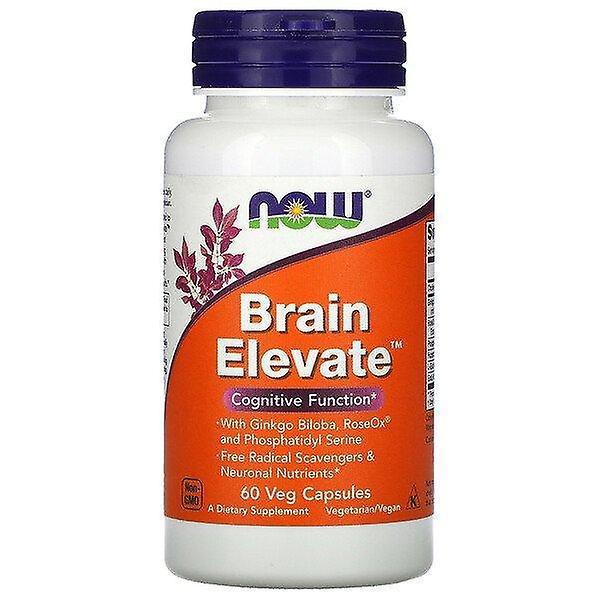 Now Foods, Brain Elevate, 60 Veg Capsules on Productcaster.