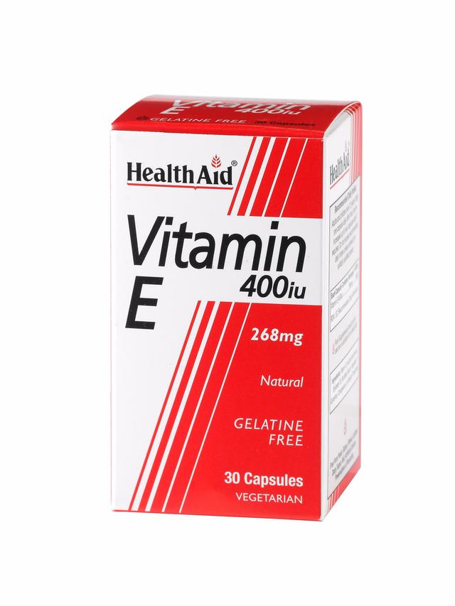 Health Aid Vitamin E 400iu Natural, 30 Veg Caps on Productcaster.