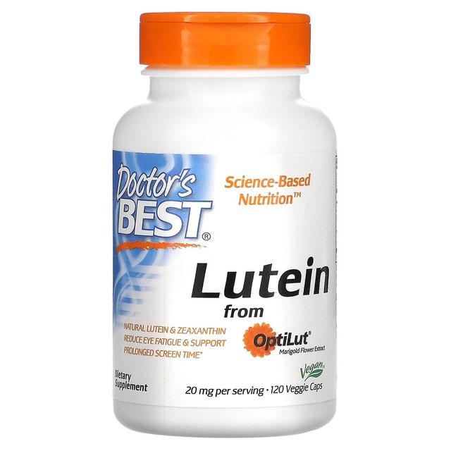 Doctor's Best, Lutein from OptiLut, 10 mg, 120 Veggie Caps on Productcaster.