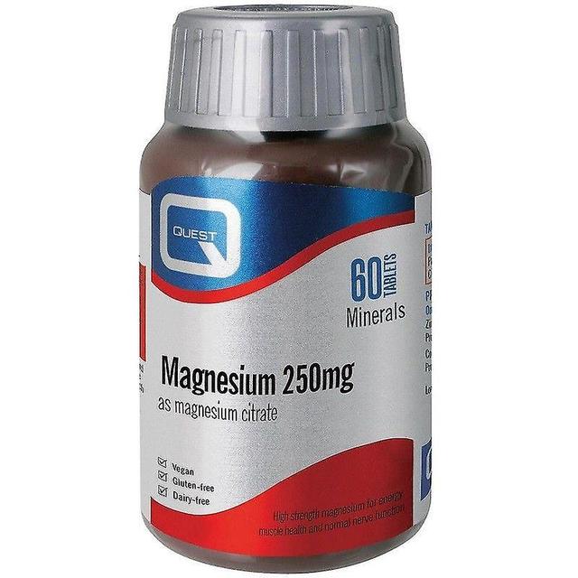 Quest Vitamins Quest Vitaminas Magnésio Citrate Tablets 60 (601391) on Productcaster.