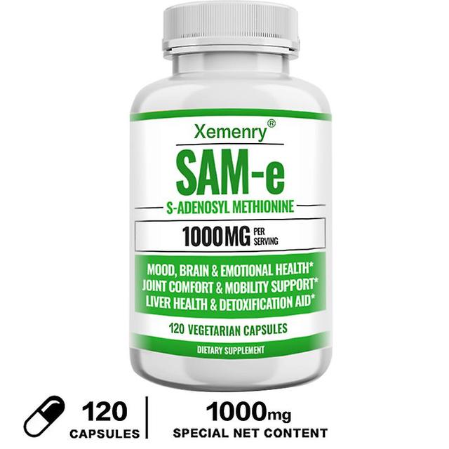 Vorallme Sam-e Supplement 1000 mg, icke-GMO, Glutenfri - Stöder humör balans, lever hälsa och gemensam komfort, flexibilitet och rörlighet 120 Caps... on Productcaster.