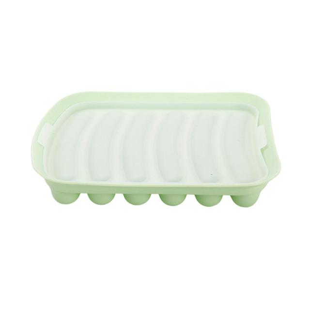 Kasituny Silicone Sausage Mold Baby Supplements And Steamed Meat Intestines for Healthy And Fun Food Making Light Green on Productcaster.