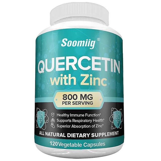 Sofirn Soomig Quercetin 800 mg with Zinc Phytochrome Flavonoid Supports Cellular Health and Boosts the Immune System 120 count-1 bottle on Productcaster.