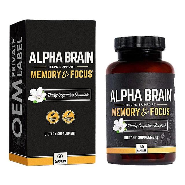 Alpha Brain Memory Focus 60 Capsules Supplement For Men Women Au Fast Post 1PCS on Productcaster.