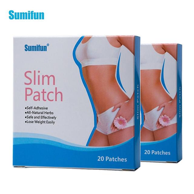 Coscelia 40pcs=2boxes Burning Fat Detox Stickers Herbal Extract Slimming Patch Weight Lose Slim Waist Leg Belly Plaster Unisex D0999 on Productcaster.