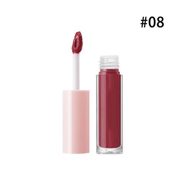 Light Thin Silky Velvets Lip Glaze Portable Waterproof Lips Makeup For Travel Party Daily 08 on Productcaster.