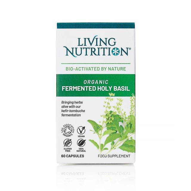 Living Nutrition Elävä ravinto orgaaninen fermentoitu pyhä basilika 60-luku on Productcaster.