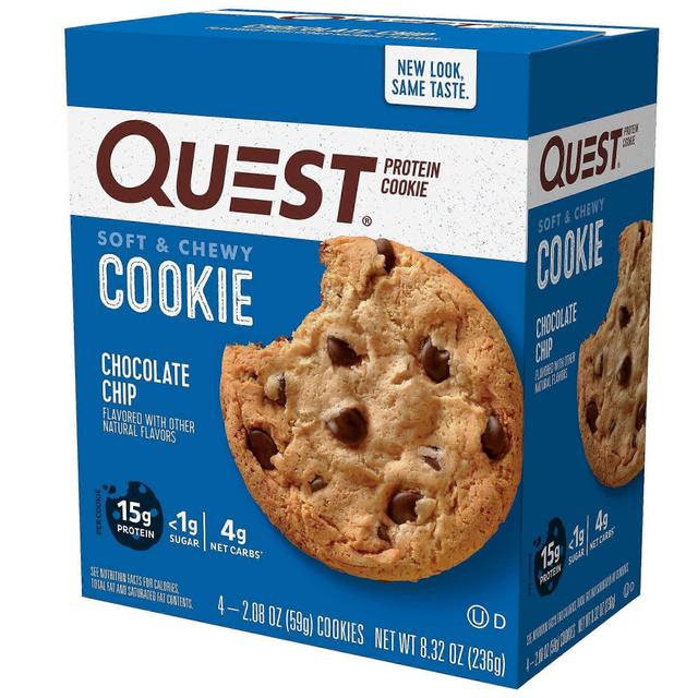 Quest Nutrition Pacote de biscoitos de proteína quest, chip de chocolate, 4 ea on Productcaster.