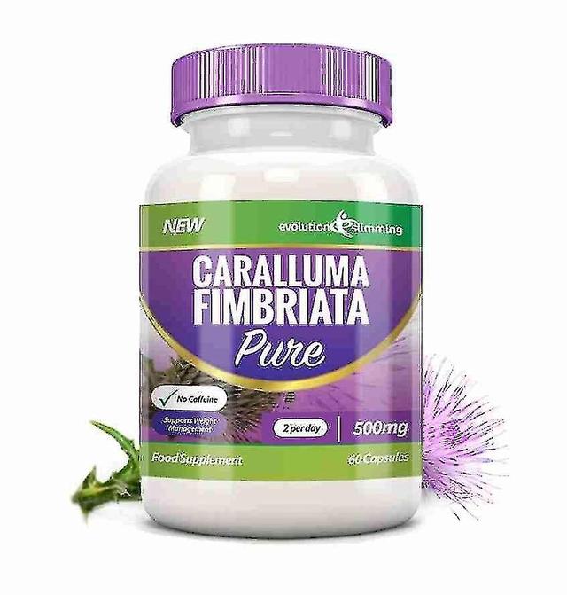 Caralluma Zuivere Caralluma Fimbriata 500mg - 60 Capsules - eetlust Control - evolutie afslanken on Productcaster.