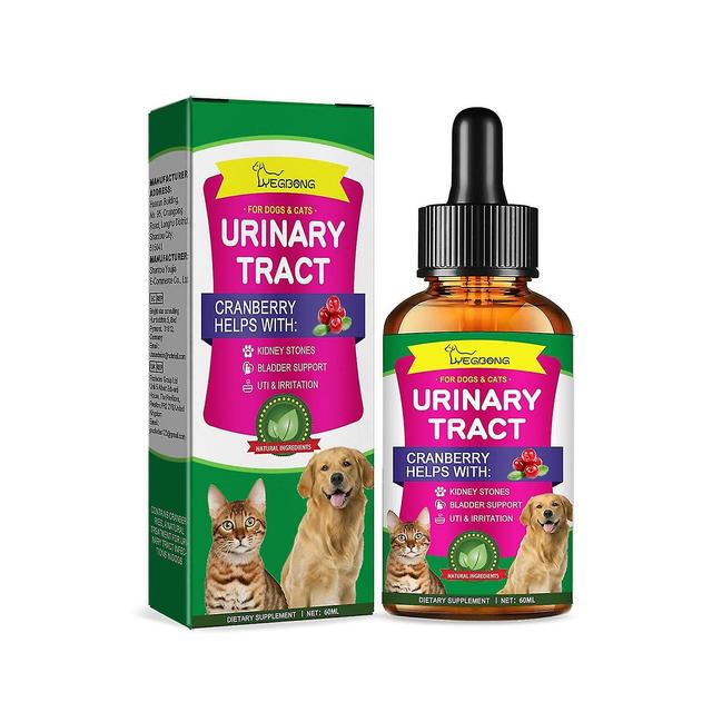 60ml Dog Bladder Caring Drops Mild Useful Bladder Discomfort Relief Liquid For House on Productcaster.