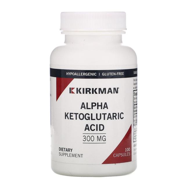 Kirkman Labs, Acido Ketoglutarico Alfa, 300 mg, 100 Capsule on Productcaster.