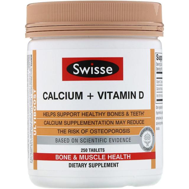 Swisse, Ultiboost, Calcio - Vitamina D, 250 Compresse on Productcaster.