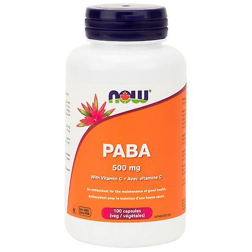 Now! Now PABA with Vitamin C,500mg,100 VegCaps on Productcaster.