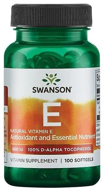 Swanson naturligt E-Vitamin 400 IE 100 Kapslar on Productcaster.