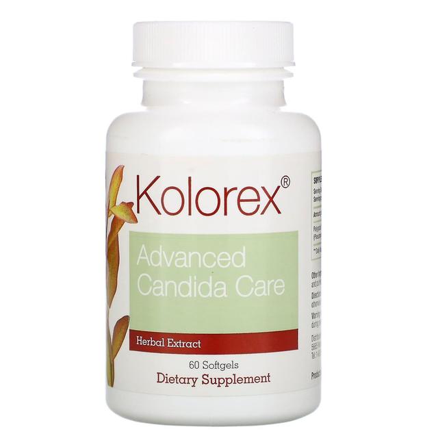 Kolorex, Geavanceerde Candida Care, 60 Softgels on Productcaster.