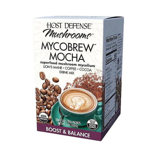 Host Defense Mycobrew Mocha Box Of 10 Packets on Productcaster.