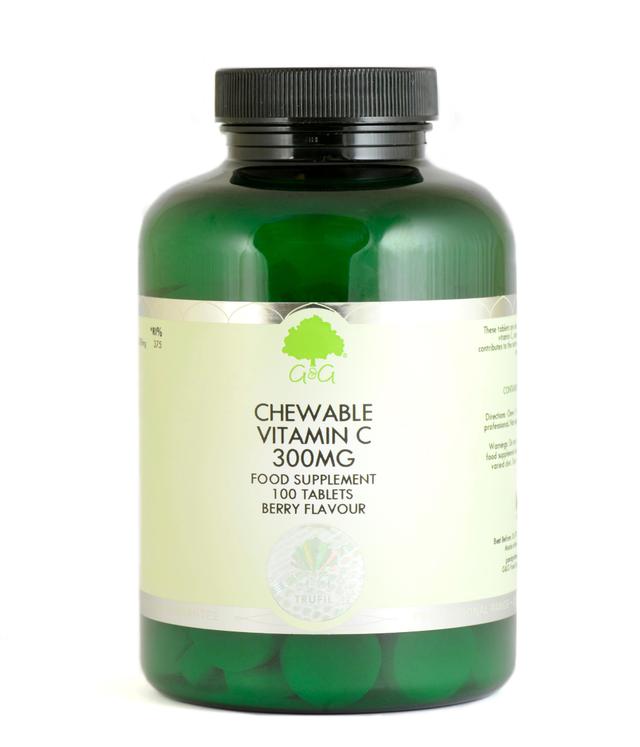 G&g vitamins chewable vitamin c 300mg 100's on Productcaster.