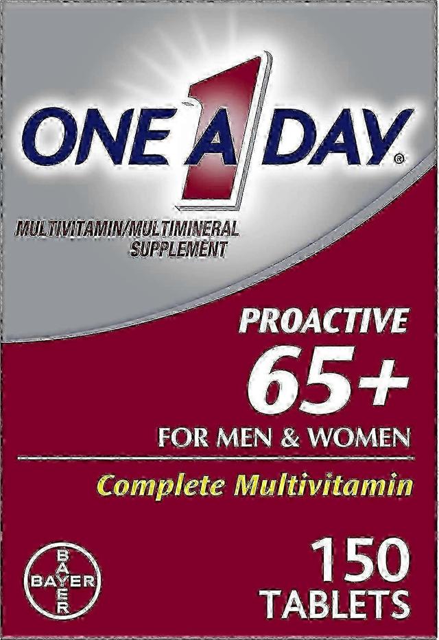 One A Day Jeden deň Proaktívna 65 +, multivitamín pre mužov & ženy, tablety, 150 EA on Productcaster.