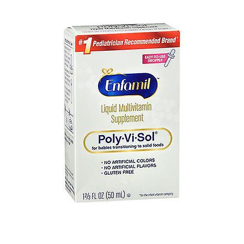 Enfamil Poly-Vi-Sol Multivitamin Supplement Drops, Count of 1 (Pack of 6) on Productcaster.