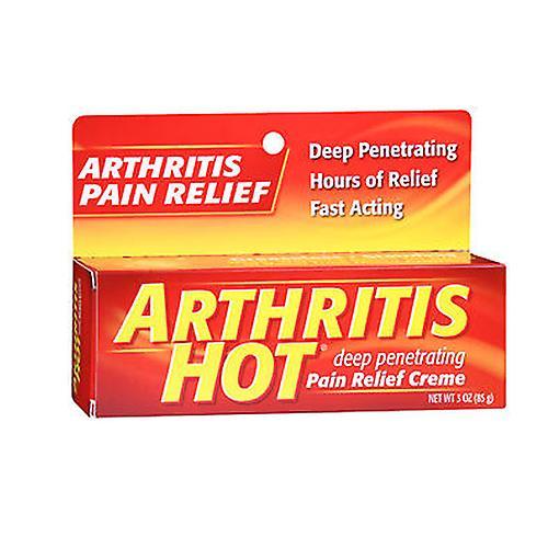 Arthritis Hot Crème de soulagement de la douleur chaude pour l’arthrite, 3 oz (paquet de 1) on Productcaster.