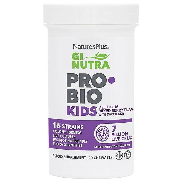 Nature's Plus GI Nutra Kids Chewables 30 (43908) on Productcaster.