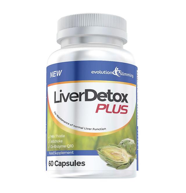 Evolution Slimming Liver Detox Plus - för leverhälsa - 60 kapslar - Kosttillskott och rengöring - Evolution Bantning on Productcaster.