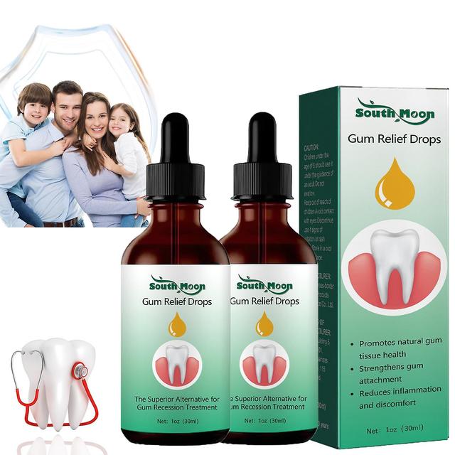 Gum Regrowth Drops 30ml Natural Gum Restore Drops, 2 Pcs Gum Therapy Gel, Gum Regrowth for Receding Gums on Productcaster.