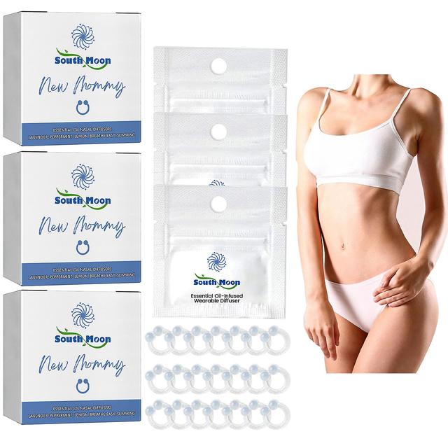 Slimming Ring With Essential Oils For Detoxification And Body Shaping (7/14/21pcs) white on Productcaster.