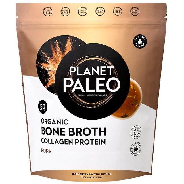 Planet Paleo Organic Bone Broth Collagen Protein Pure 450g on Productcaster.